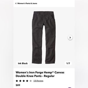 Women’s Iron Forge Hemp Double Knee pant - Patagonia Women’s 6